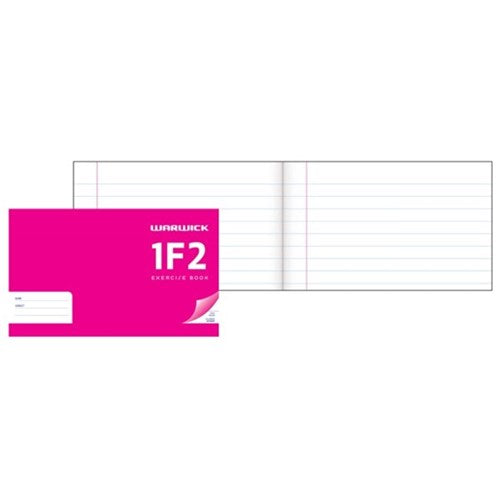 warwick exercise book 1f2 24 leaf ruled 12MM 125x202MM