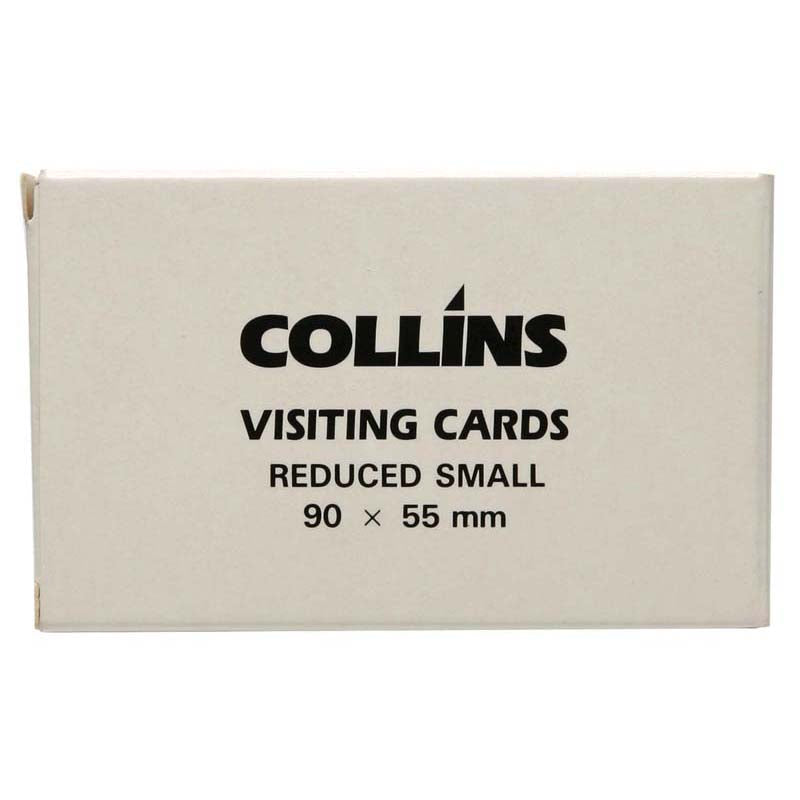 collins visiting cards REDuced SMALL 210 gsm size 90x55MM packet 52