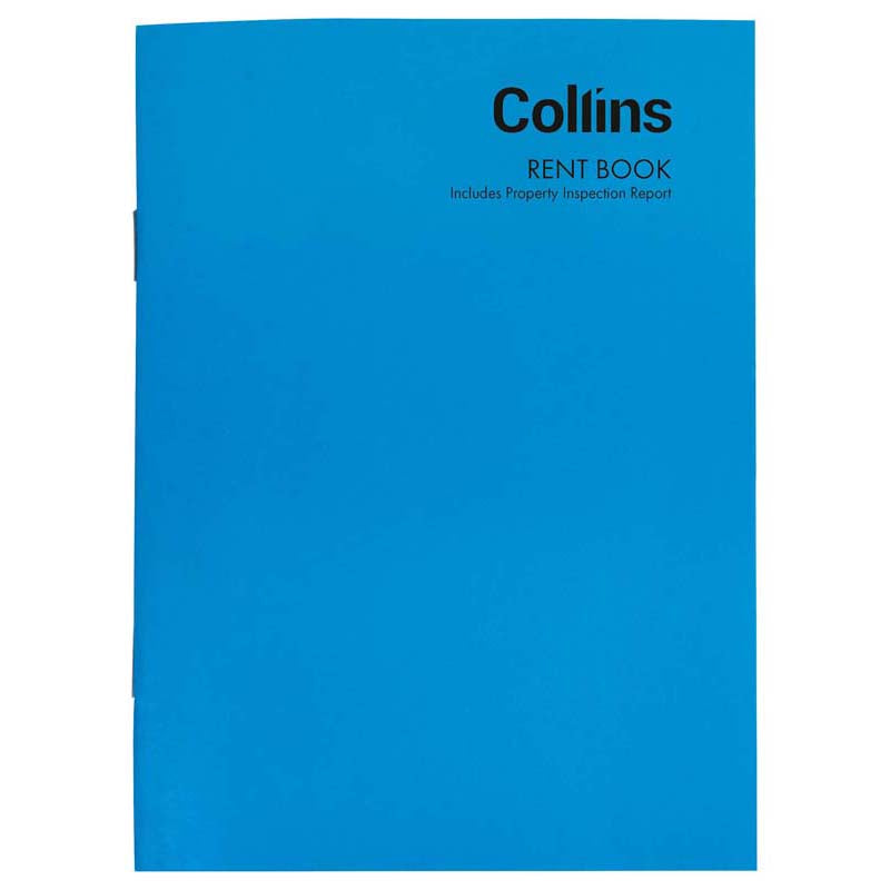 collins rent book 12 leaf 60 gsm 102MM x 148MM