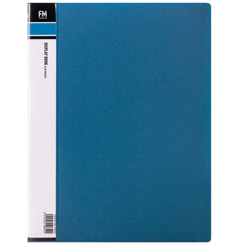 fm display book size a4 40 pocket polypropylene