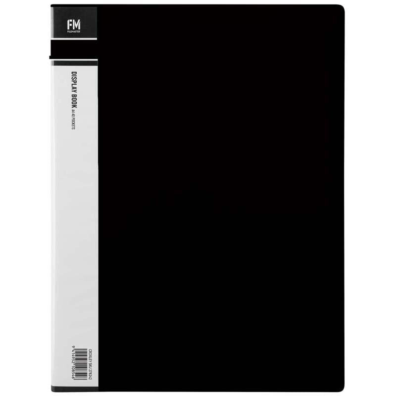 fm display book size a4 40 pocket polypropylene