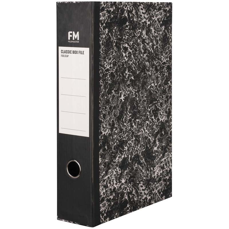 fm box file with lid foolscap 75MM spine (classic)
