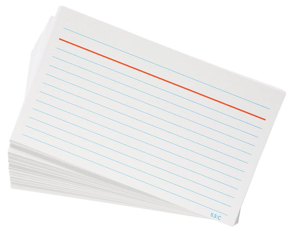 collins system card feints lined pack 100#size_53c 127MM x 76MM