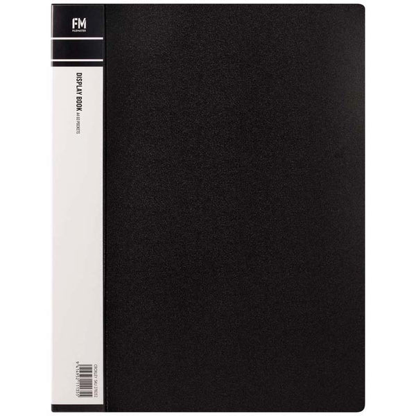 fm display book size a4 60 pocket polypropylene#colour_BLACK