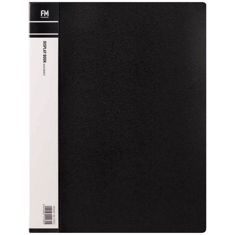 fm display book size a4 60 pocket polypropylene