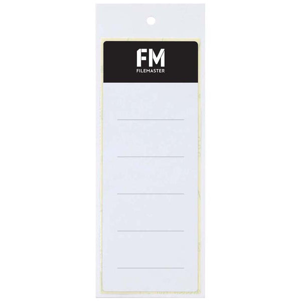 fm label lever arch spine self adhesive 10 pack size 65MMx174MM