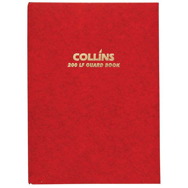 collins guard book foolscap 200 leaf 350x263MM 40MM spine