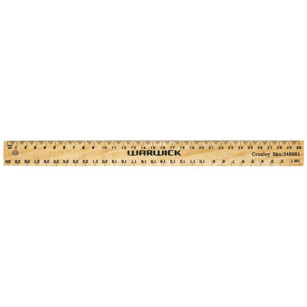 warwick ruler wooden size 30cm