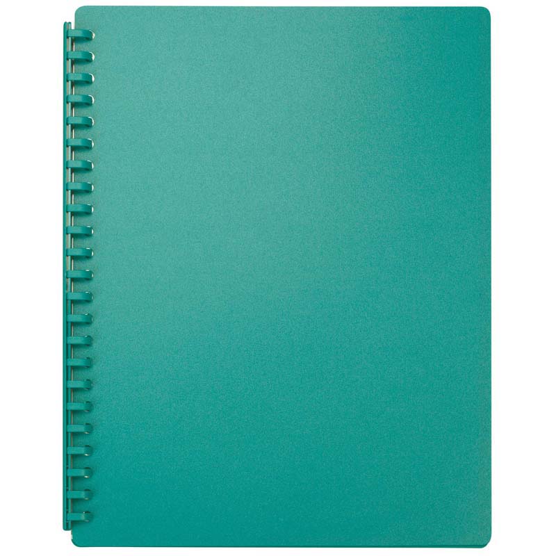 fm display book size a4 refillable 20 pocket polypropylene