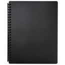 fm display book size a4 refillable 20 pocket polypropylene