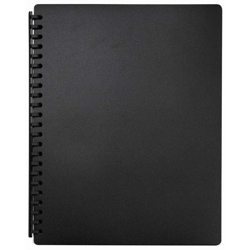 fm display book size a4 refillable 20 pocket polypropylene