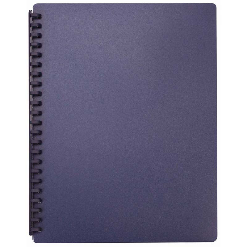 fm display book size a4 refillable 20 pocket polypropylene