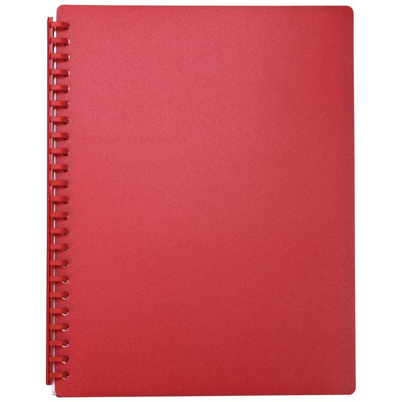 fm display book size a4 refillable 20 pocket polypropylene