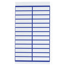 fm title strips crystal tab WHITE ASSORTED colours 50 pack
