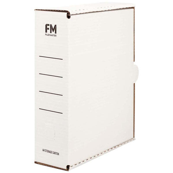 fm storage carton WHITE cardboard#size_333X255X90MM