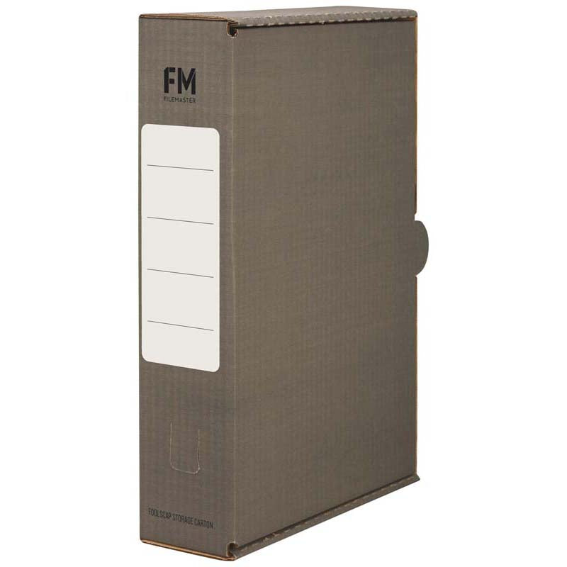 fm storage carton size foolscap cardboard
