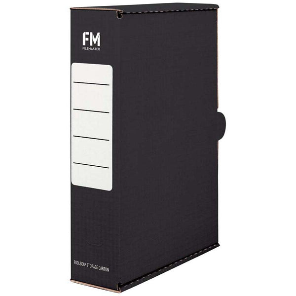 fm storage carton size foolscap cardboard#colour_BLACK