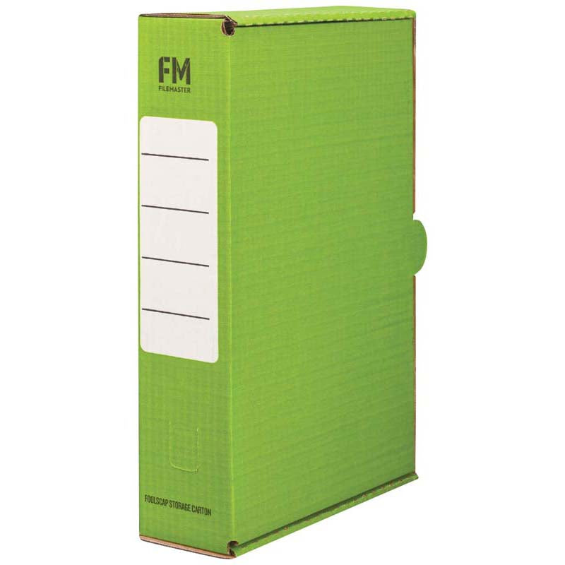 fm storage carton size foolscap cardboard