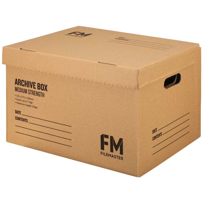 fm box archive kraft MEDIUM strength 425x275x330MM inside measure
