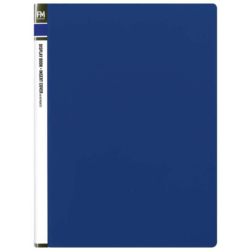 fm display book insert cover 40 pocket size a4 polypropylene