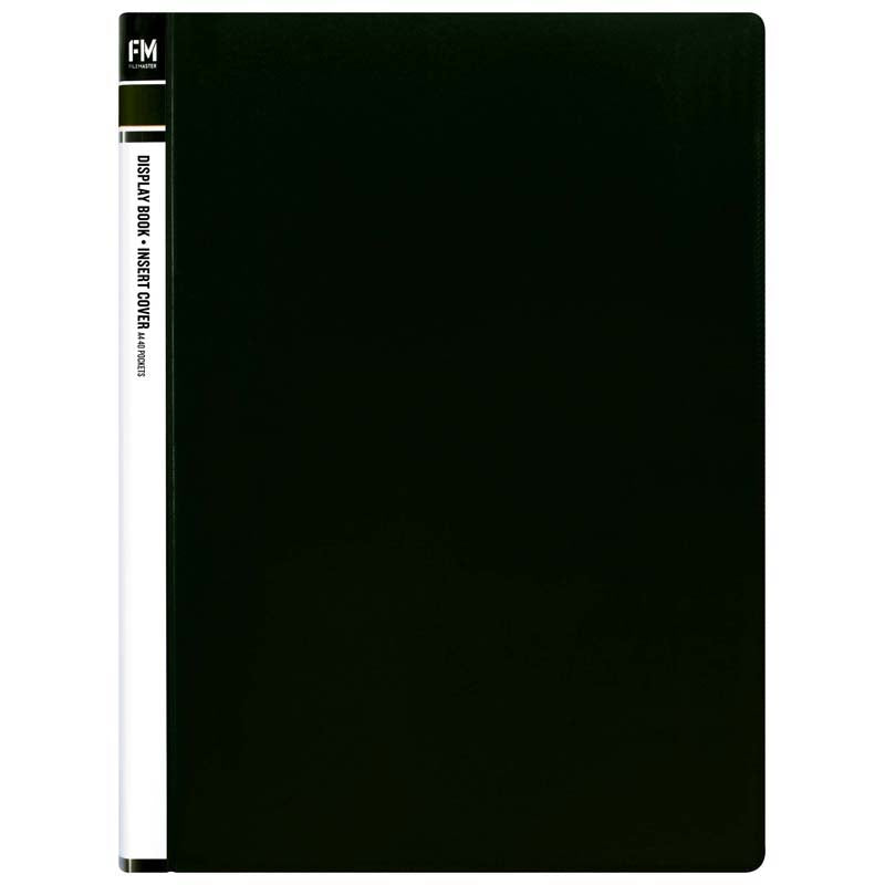 fm display book insert cover 40 pocket size a4 polypropylene