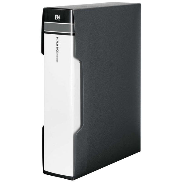 fm display book size a4 100 pocket polypropylene#colour_BLACK