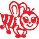 dixon "bee" stamp 062 RED pre inked