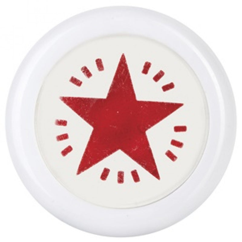 dixon "shining star" stamp 066 RED pre inked