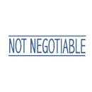 Dixon Stamp Not Negotiable 032 Blue