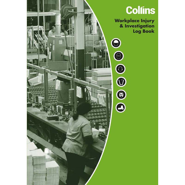 collins register injury and investigation pad size a4 50 leaf