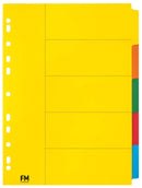 fm indices size a4 colouRED cardboard