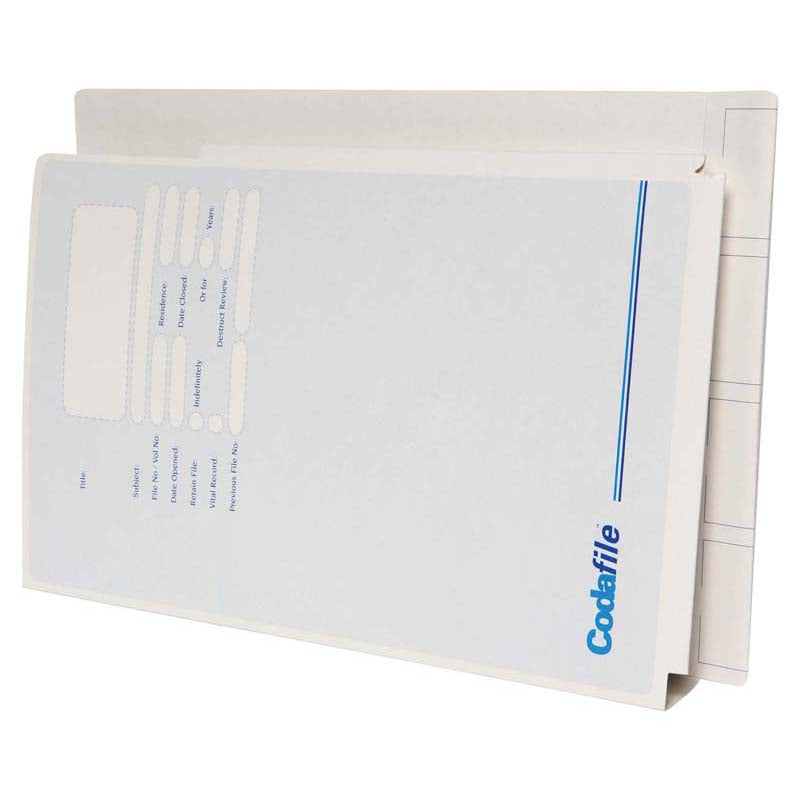 codafile file sTANdard with left hand pocket 15MM expand box of 50
