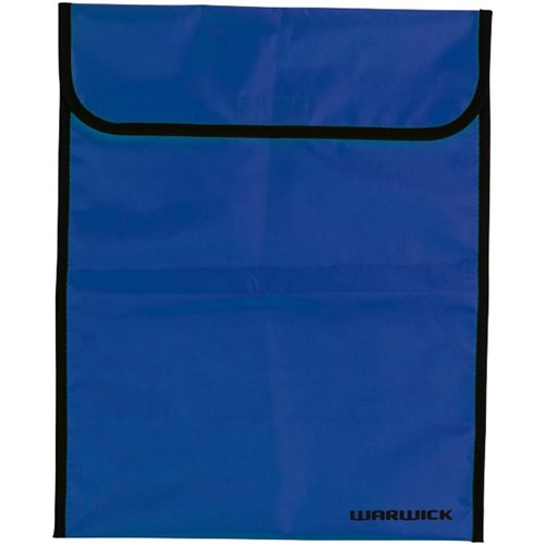 warwick homework bag FLUORO xl velcro#colour_FLUORO BLUE