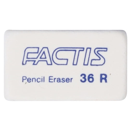 Factis Erasers 36r Soft White