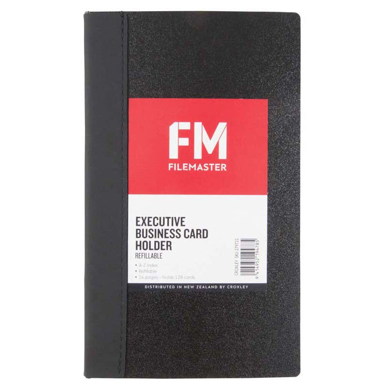 fm holder business card executive fits 128 BLACK