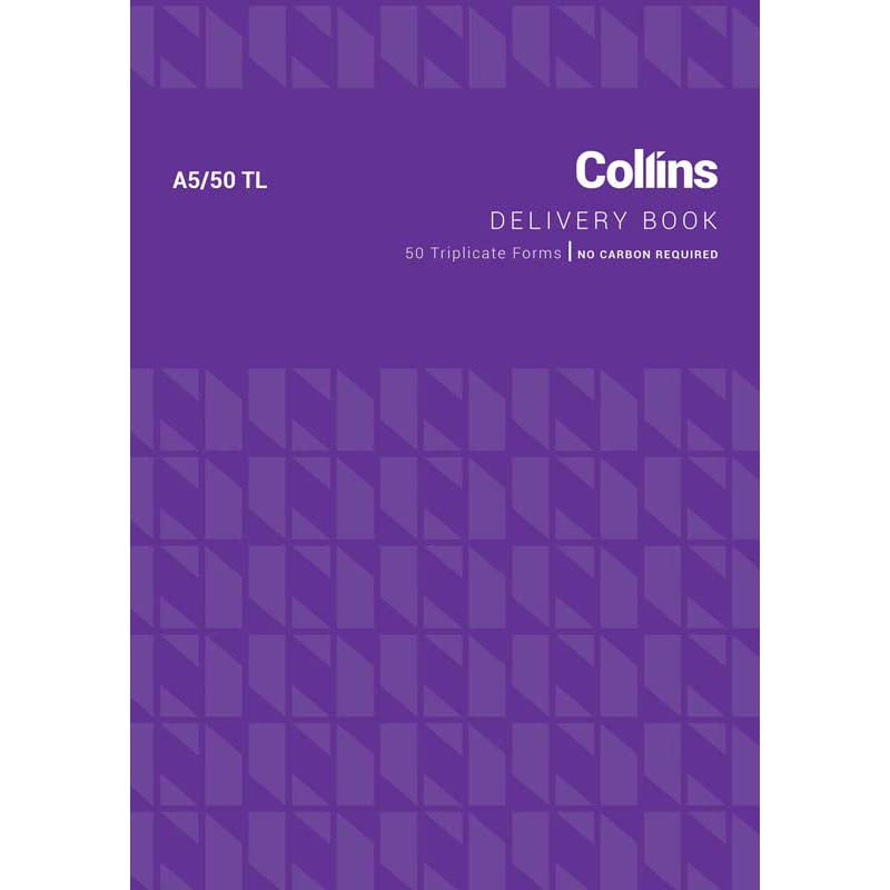 Collins Goods Delivery Book A5/50tl Triplicate No Carbon Required