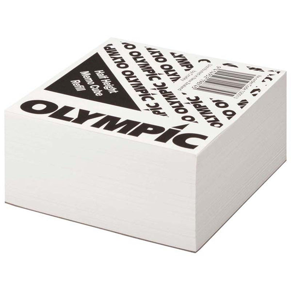 olympic memo cube WHITE half refill - 93 x 93MM 500s