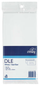 croxley envelope dle seal easi 50 pack
