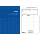 collins tax invoice a6/50dlh duplicate no carbon requiRED size 148MM x 104MM
