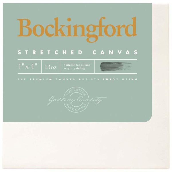 Bockingford Canvas 1.5 Inch 13 Ounce Triple Gesso Primed#Size_4X4 INCHES