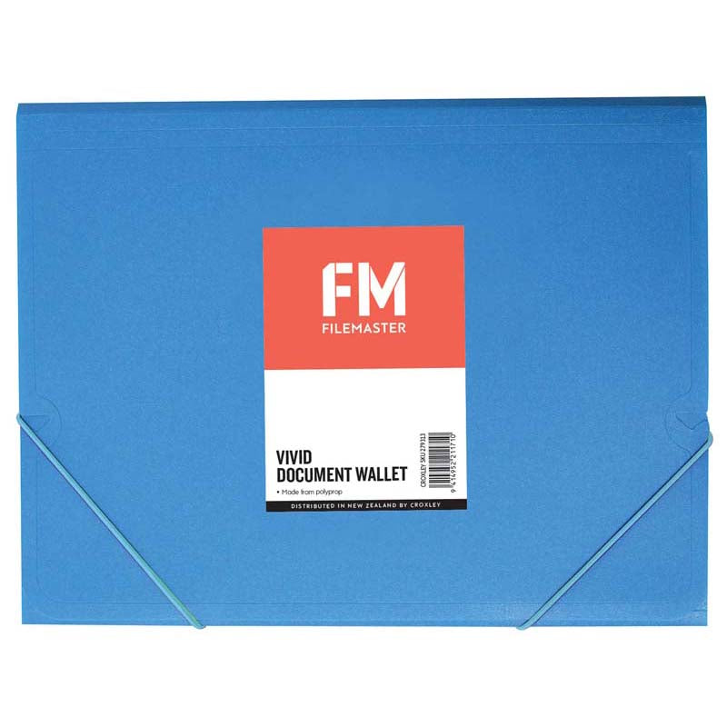 fm document wallet polypropylene vivid size a4