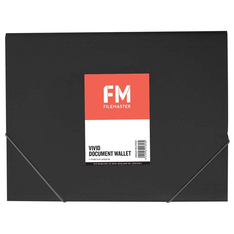 fm document wallet polypropylene vivid size a4
