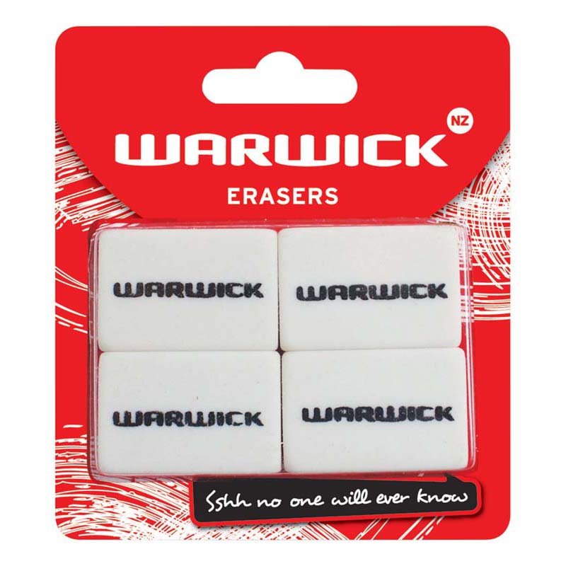 warwick eraser multi 4 pack
