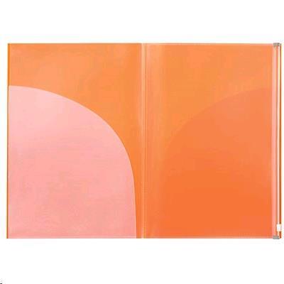 fm 2 pocket folder-with bag orange
