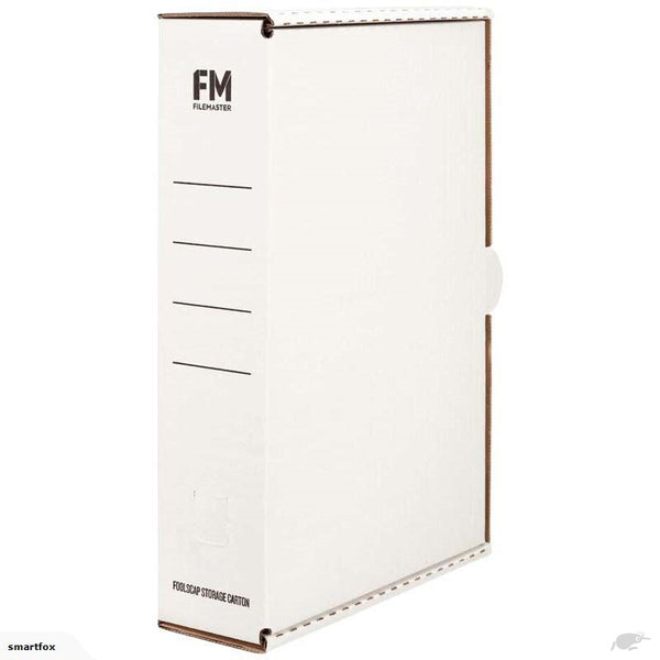fm storage carton white foolscap medium strength 