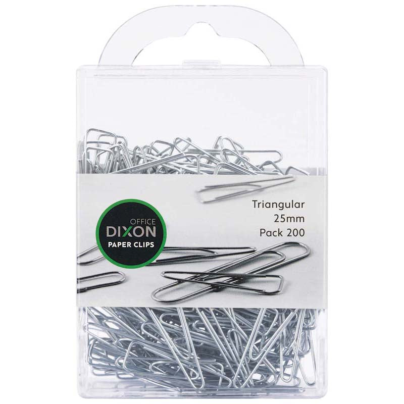 dixon paper clips size 25MM tri PACK OF 200