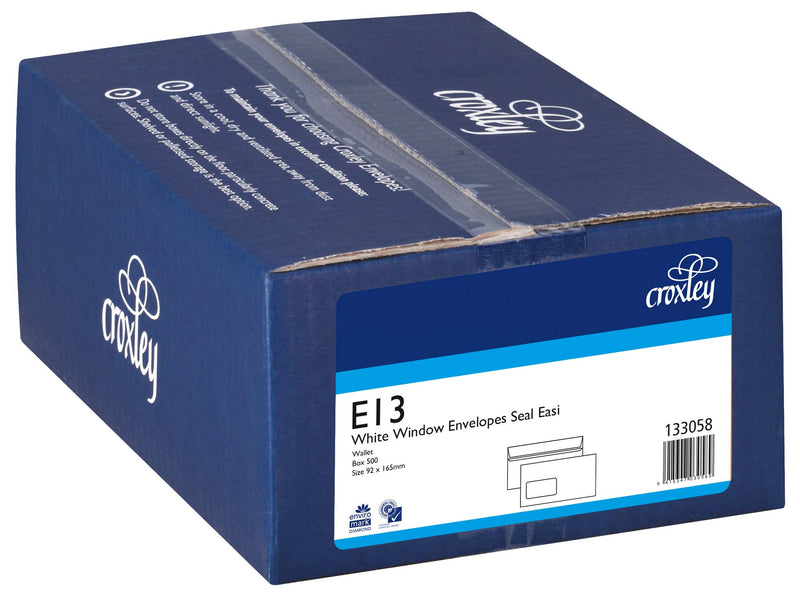 croxley envelope e13 seal easi box of 500