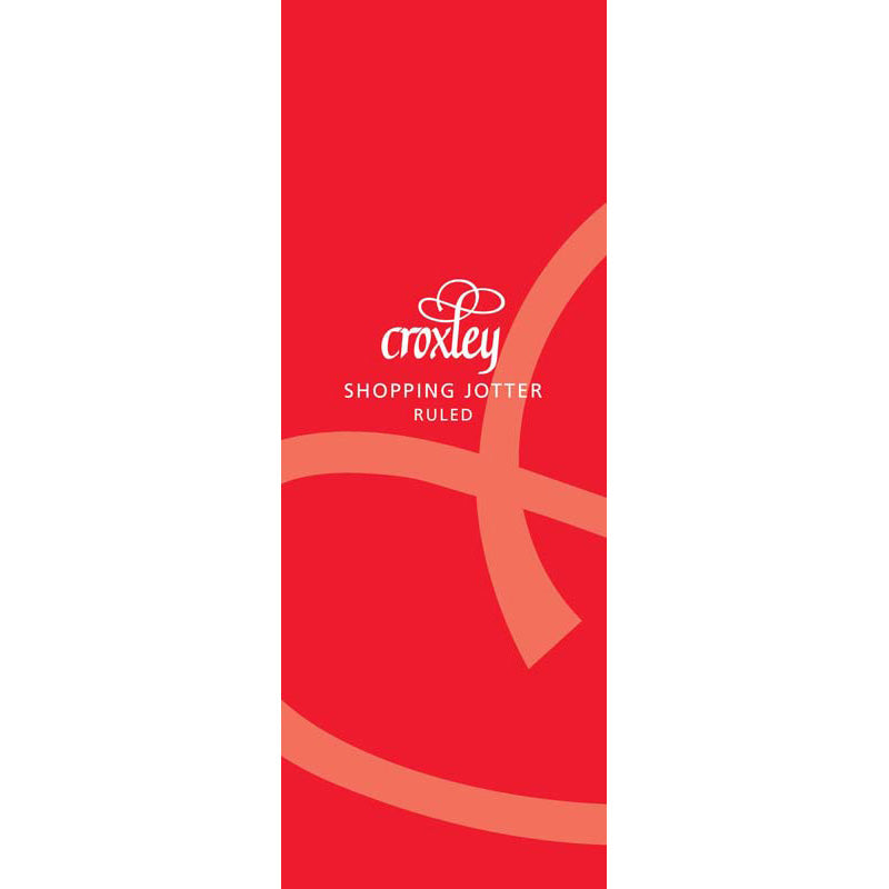 croxley pad shopping jotta ruled top opening 76x203MM