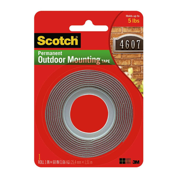 scotch outdoor mounting tape 411p 22mmx1.5m