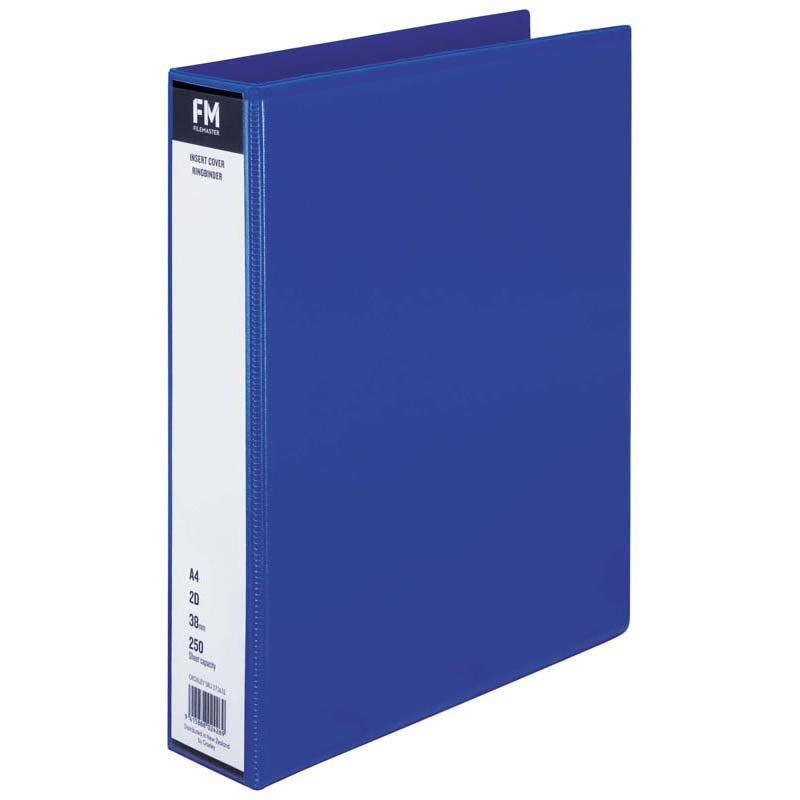 FM Ring Binder Overlay A4 2d Rings 38mm Capacity Cover